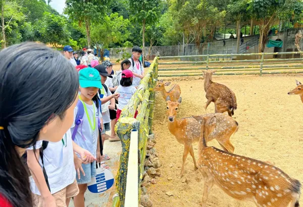 양베이 폭포 미니 동물원